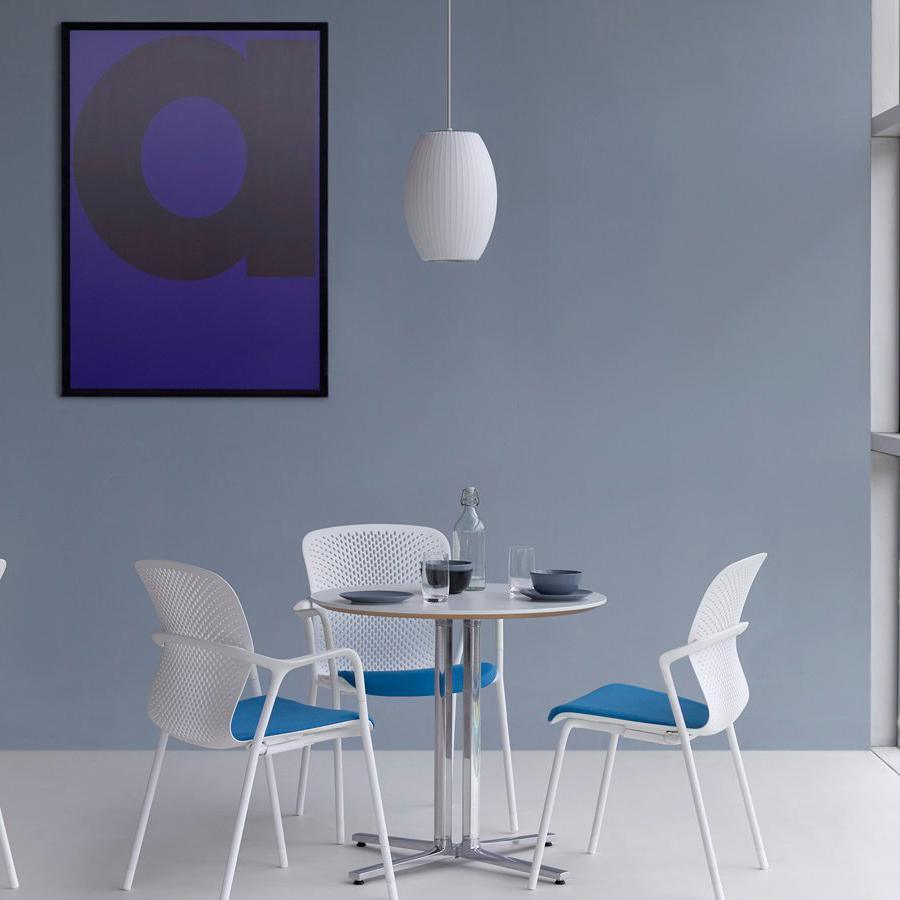 Modern Bubble Mulberry Silk Pendant Light Geometric Mid Century Minimalist Hanging Lamp for Living Room