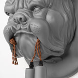 Modern Bulldog Resin Wall Sconce Artistic Animal Sculpture Lighting Fixture