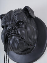 Modern Bulldog Resin Wall Sconce Artistic Animal Sculpture Lighting Fixture