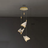Modern Butterfly Acrylic LED Pendant Light for Coastal Style Bedroom and Living Room