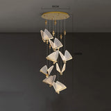 Modern Butterfly Acrylic LED Pendant Light for Coastal Style Bedroom and Living Room