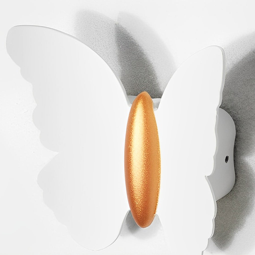 Modern Butterfly LED Outdoor Wall Light Waterproof Up and Down Sconce for Garden Patio and Exterior Walls