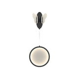 Modern Butterfly LED Wall Sconce with 3 Color Dimming for Bedroom and Living Room in Gold or Black