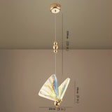 Modern Butterfly Pendant Light LED Acrylic Hanging Ceiling Lamp for Bedroom and Living Room