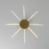 Modern Butterfly Phalaenopsis LED Chandelier Gold Acrylic Pendant Light for Living Room