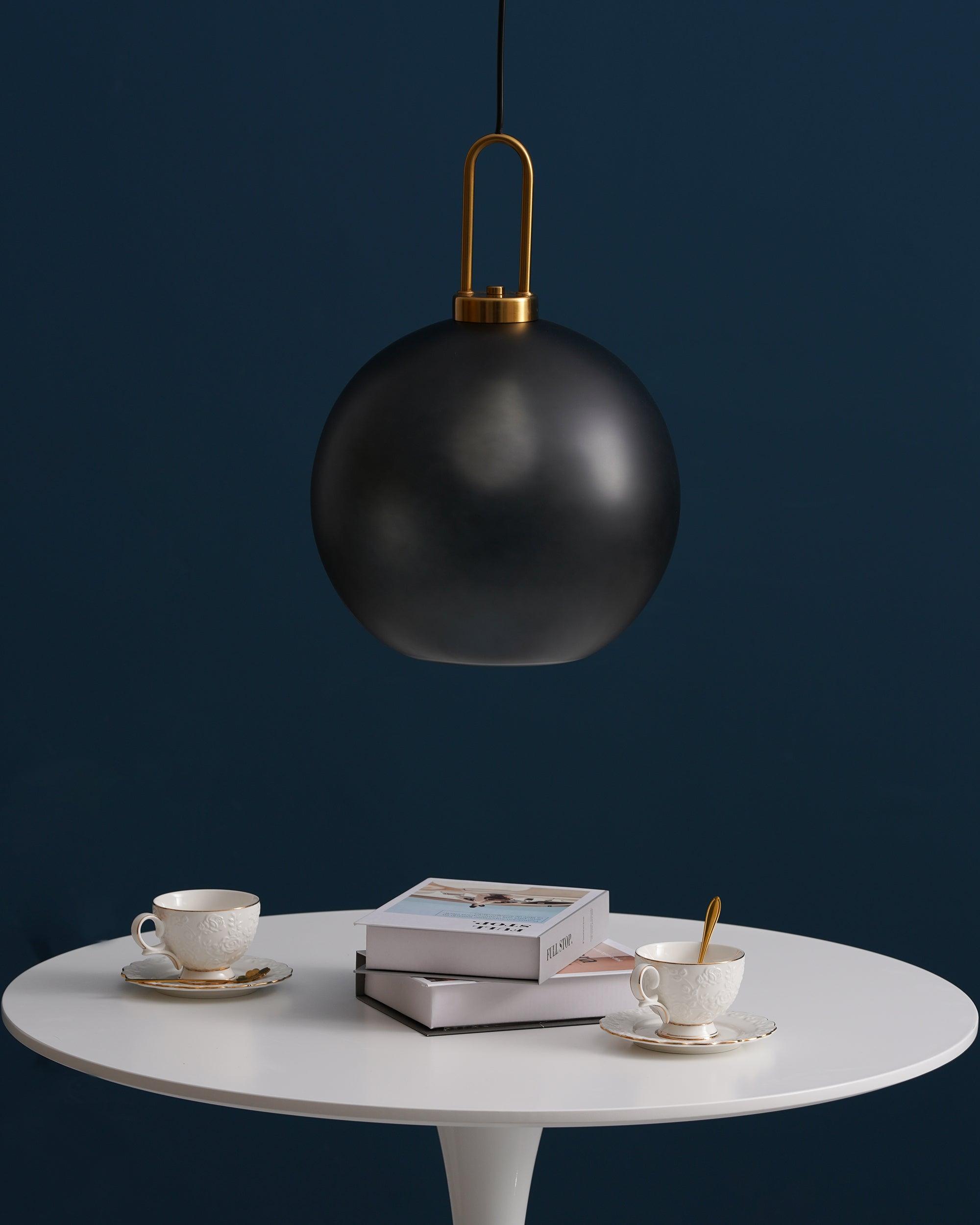 Modern Capsule and Sphere Glass Pendant Swag Light Fixture for Indoor Ceiling Decor