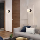 Modern Cement LED Round Wall Sconce and Nordic Pendant Hanging Light for Indoor Decor