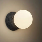 Modern Cement LED Round Wall Sconce and Nordic Pendant Hanging Light for Indoor Decor