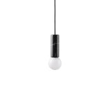 Modern Ceramic and Metal Cylindrical LED Pendant Light for Kitchen Island Hanging Lamp