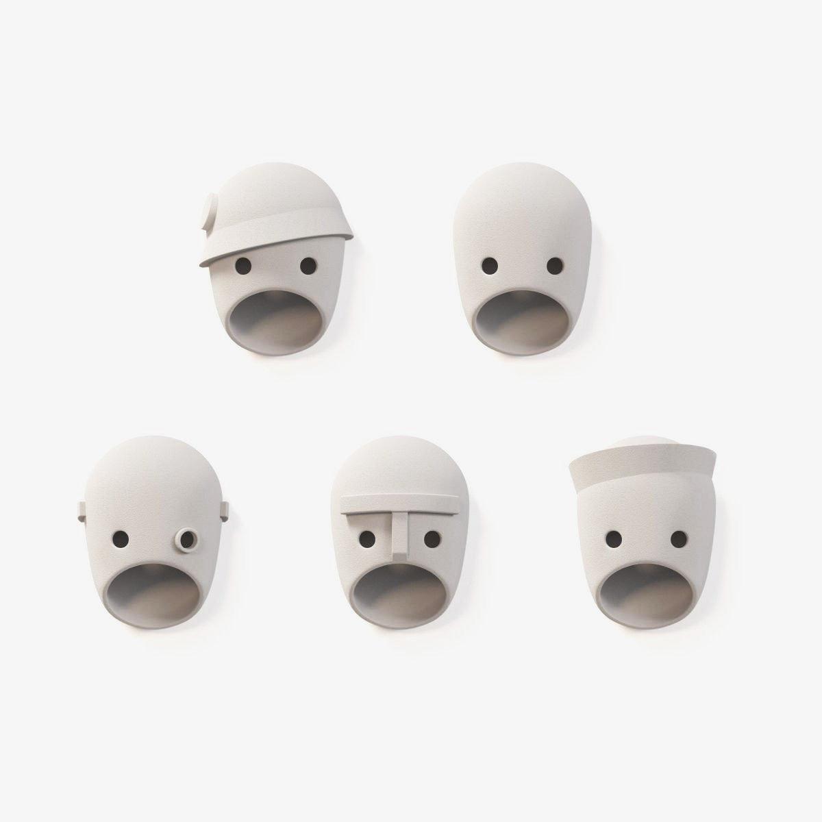 Modern Ceramic Face Mask Wall Sconce Decorative Art Portrait Wall Light for Interior Decor