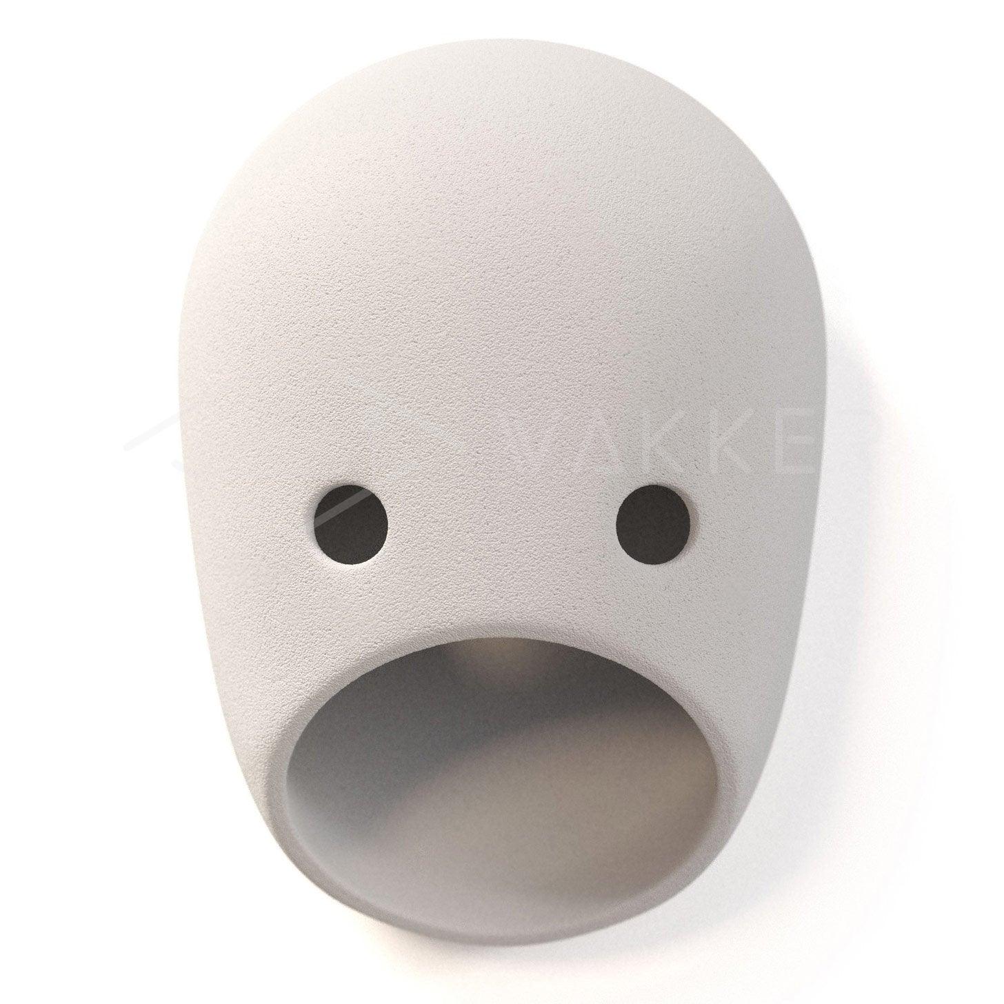 Modern Ceramic Face Mask Wall Sconce Decorative Art Portrait Wall Light for Interior Decor