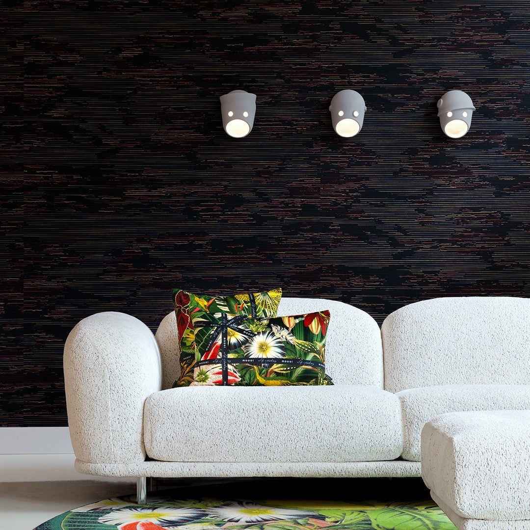 Modern Ceramic Face Mask Wall Sconce Decorative Art Portrait Wall Light for Interior Decor
