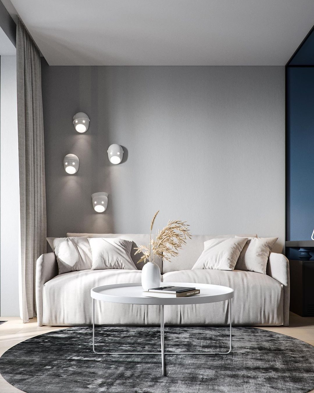 Modern Ceramic Face Mask Wall Sconce Decorative Art Portrait Wall Light for Interior Decor