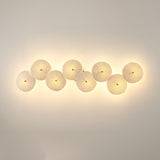 Modern Ceramic Lotus Petal Wall Lamp Gold Floral Decorative Sconce for Living Room
