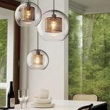 Modern Chiswick Glass Pendant Lamp for Kitchen Island and Living Room Lighting