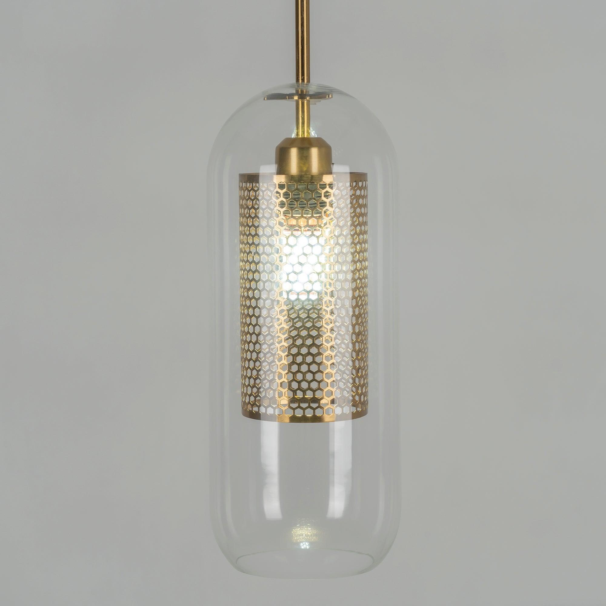 Modern Chiswick Glass Pendant Lamp for Kitchen Island and Living Room Lighting
