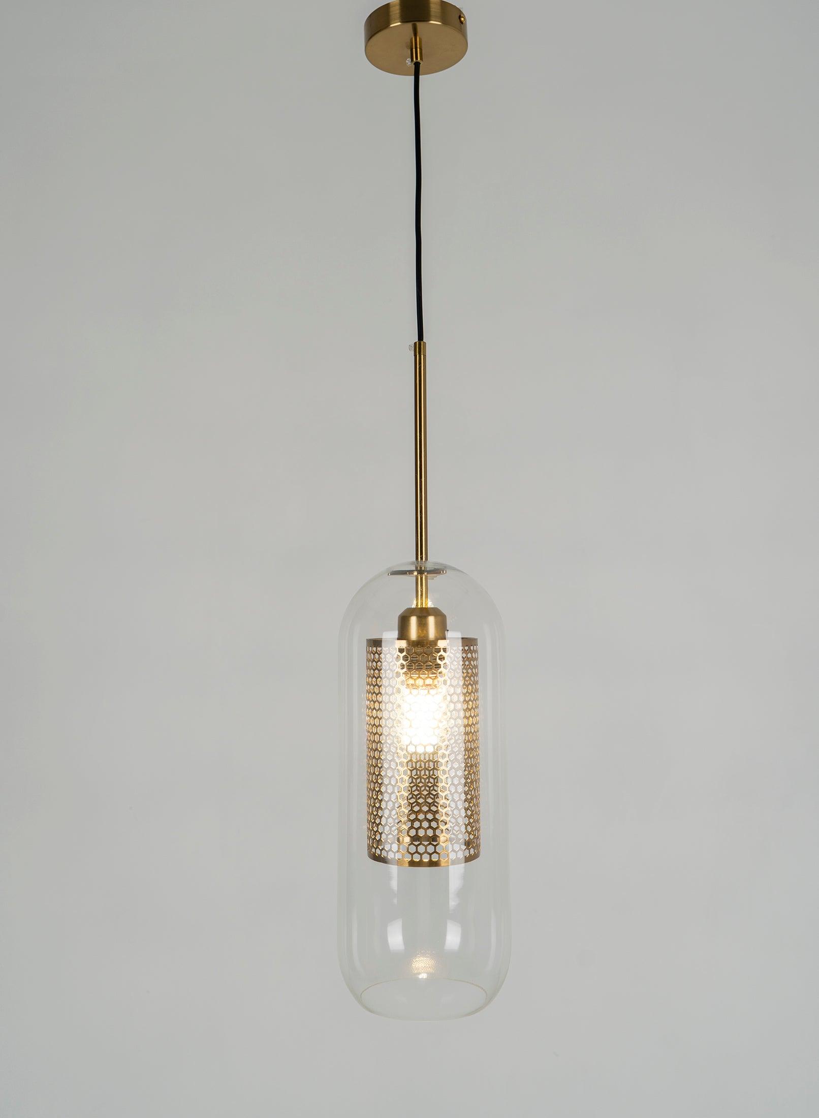 Modern Chiswick Glass Pendant Lamp for Kitchen Island and Living Room Lighting