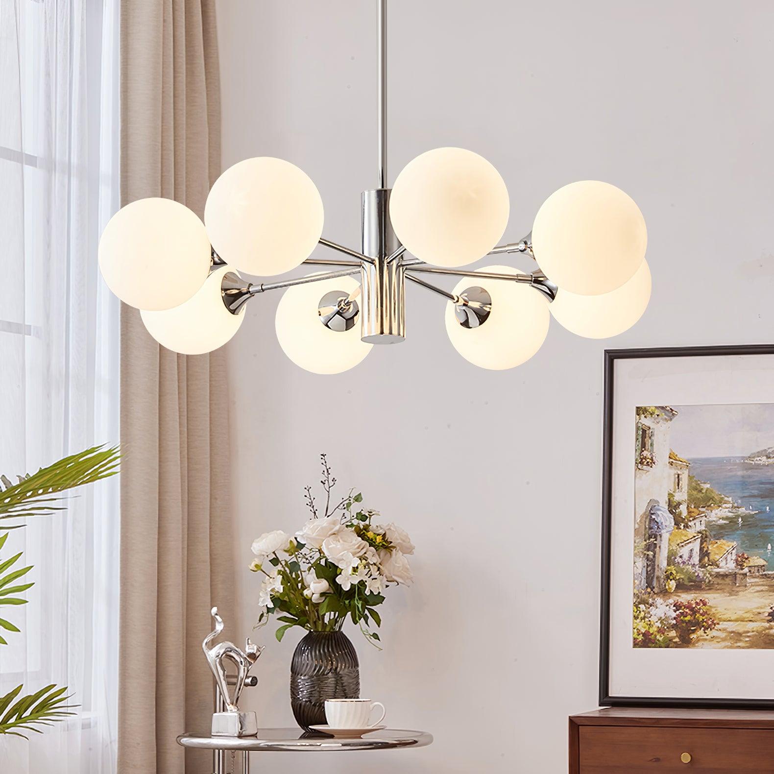 modern-chrome-and-frosted-white-glass-globe-chandelier-with-low-profile-design