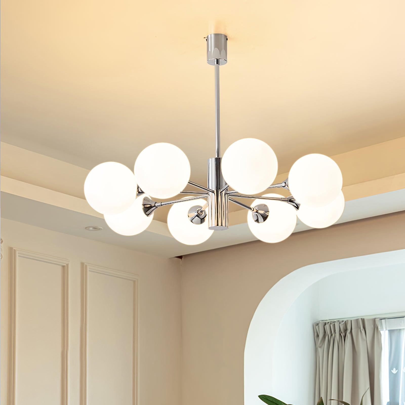 modern-chrome-and-frosted-white-glass-globe-chandelier-with-low-profile-design