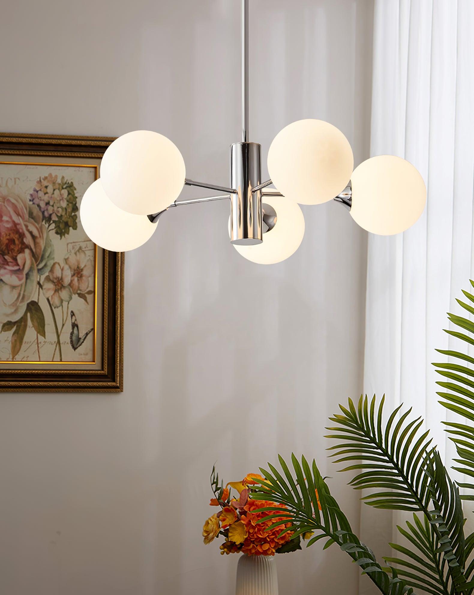 modern-chrome-and-frosted-white-glass-globe-chandelier-with-low-profile-design