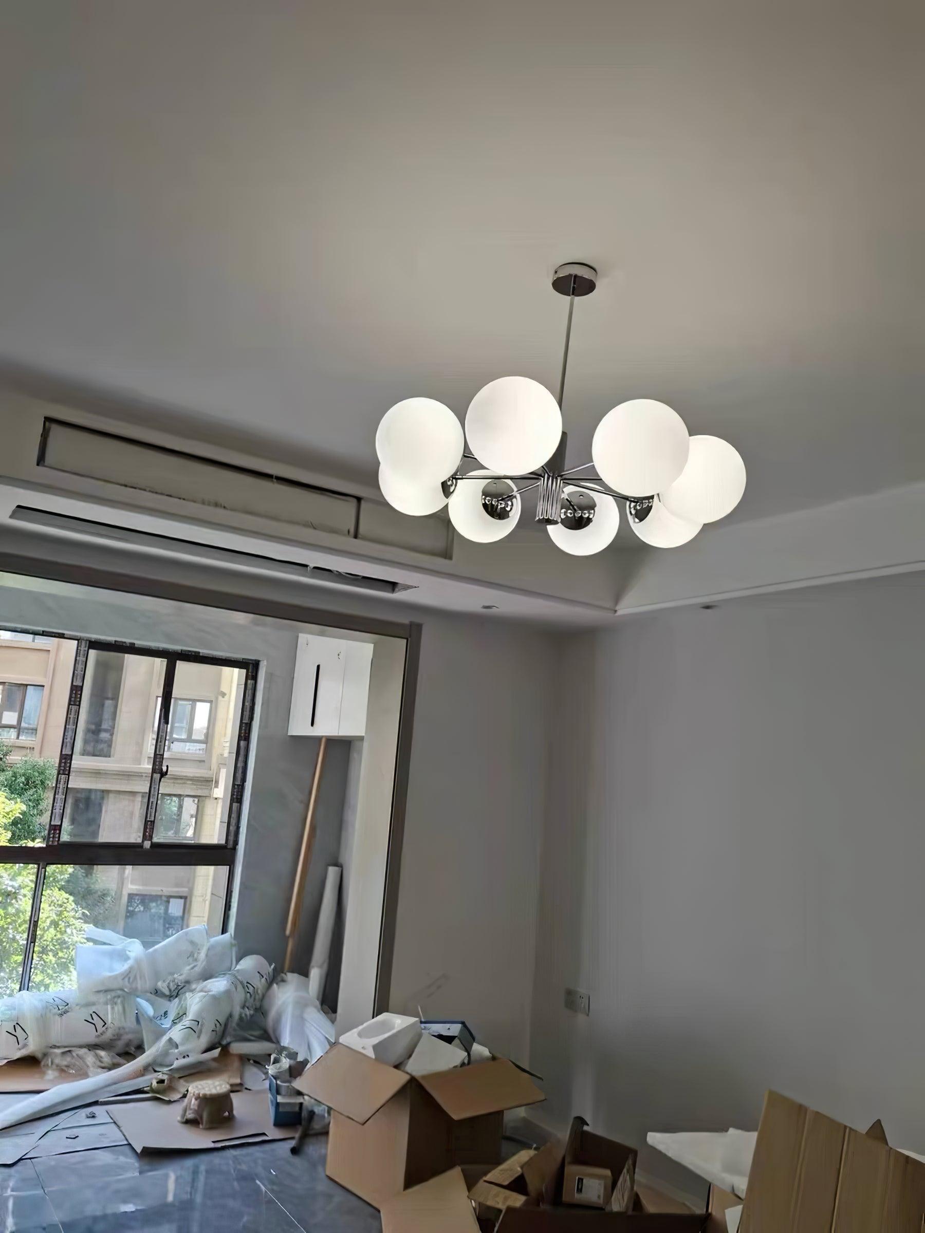 modern-chrome-and-frosted-white-glass-globe-chandelier-with-low-profile-design