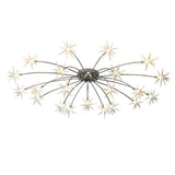 Modern Chrome Firework Galaxy Mini Chandelier with 10 LED Lights for Luxury Home Decor