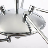 Modern Chrome Sputnik Pendant Light Chandelier with Mirror Glass Shades for Indoor Spaces