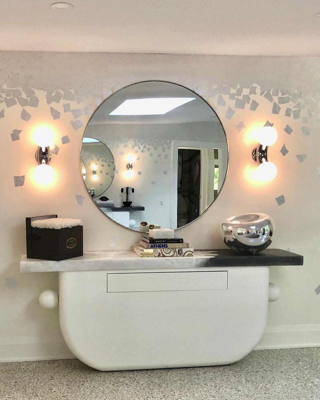Modern Chrome Vine Wall Mounted Light with Glass Spheres Geometric Sconce for Interior Decor