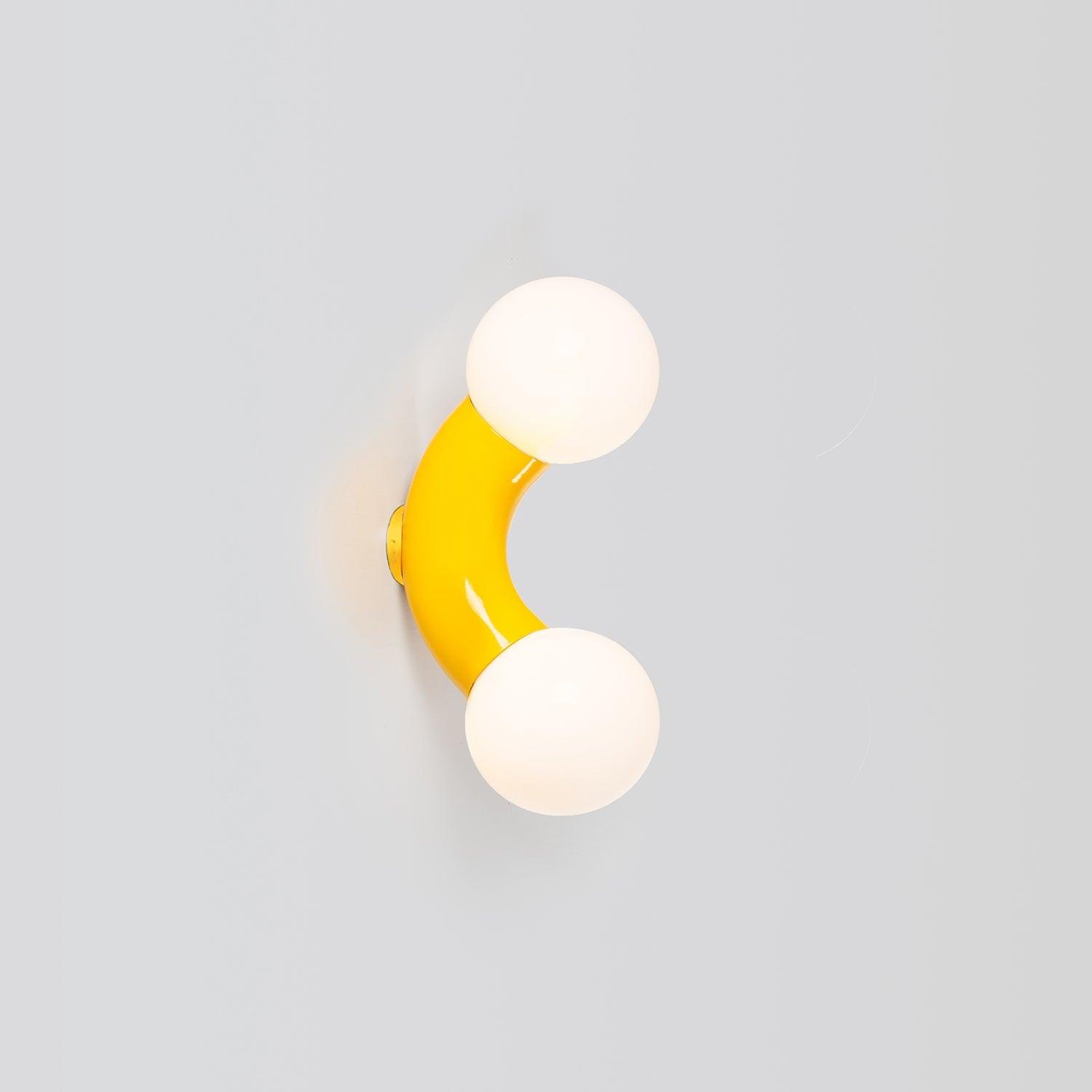 Modern Chrome Vine Wall Mounted Light with Glass Spheres Geometric Sconce for Interior Decor
