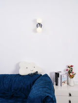Modern Chrome Vine Wall Mounted Light with Glass Spheres Geometric Sconce for Interior Decor
