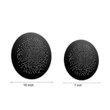 Modern Circular Black LED Outdoor Wall Light Waterproof Round Exterior Sconce for Porch and Garden
