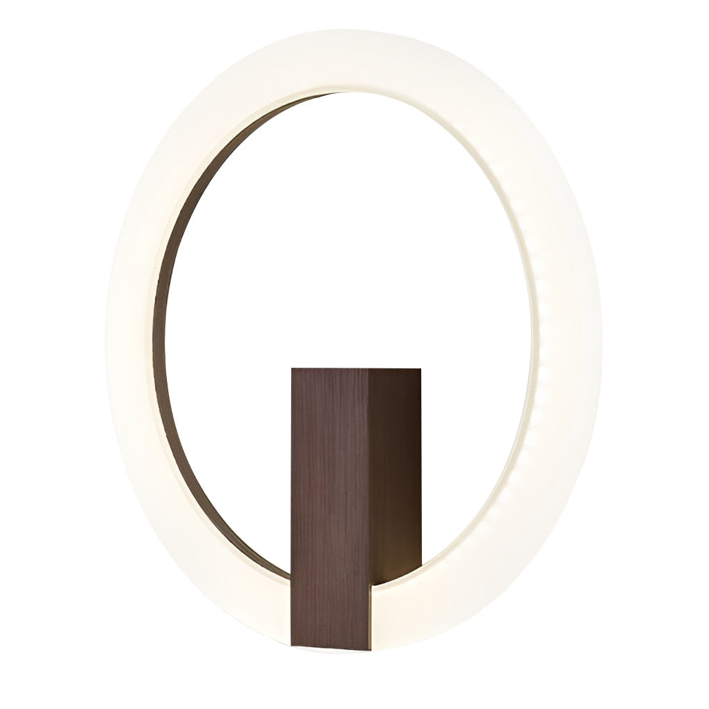 Modern Circular Dimmable LED Wall Sconce Elegant Acrylic Light Fixture for Living Room and Bedroom