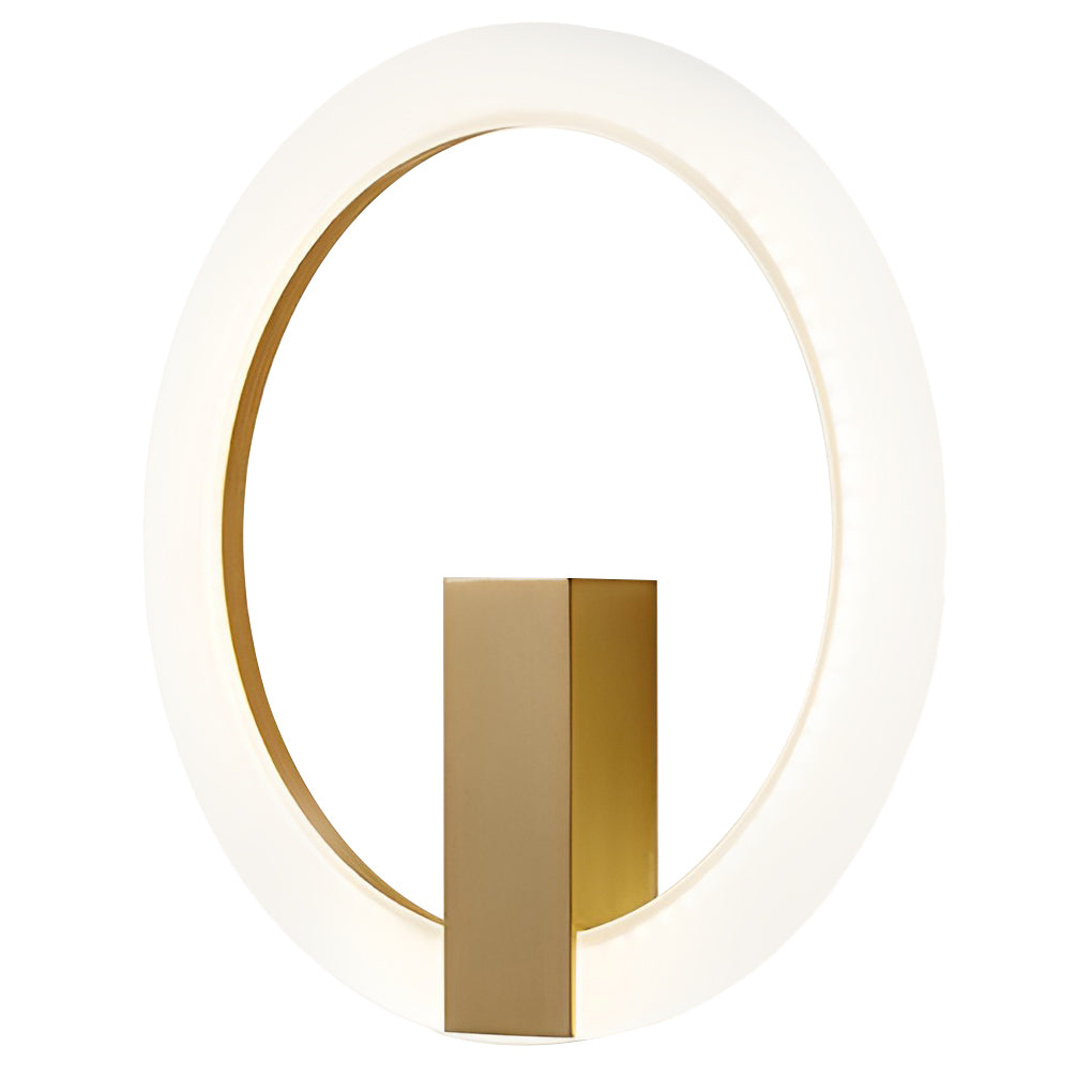 Modern Circular Dimmable LED Wall Sconce Elegant Acrylic Light Fixture for Living Room and Bedroom