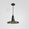 Modern Circular Glass Pendant Light Nordic LED Hanging Ceiling Fixture for Dining Room