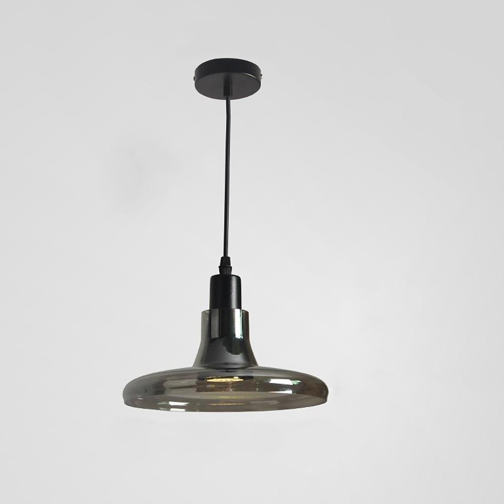 Modern Circular Glass Pendant Light Nordic LED Hanging Ceiling Fixture for Dining Room
