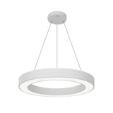 Modern Circular LED Hanging Profile Light Suspended Ring Pendant for Gym Office Spaces
