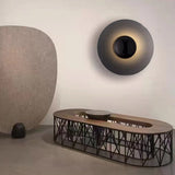 Modern Circular LED Wall Light Nordic Style Iron Decorative Sconce for Bedside and Living Room