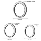 Modern Circular Moon LED Outdoor Wall Lamp Waterproof IP65 Exterior Porch Garden Sconce