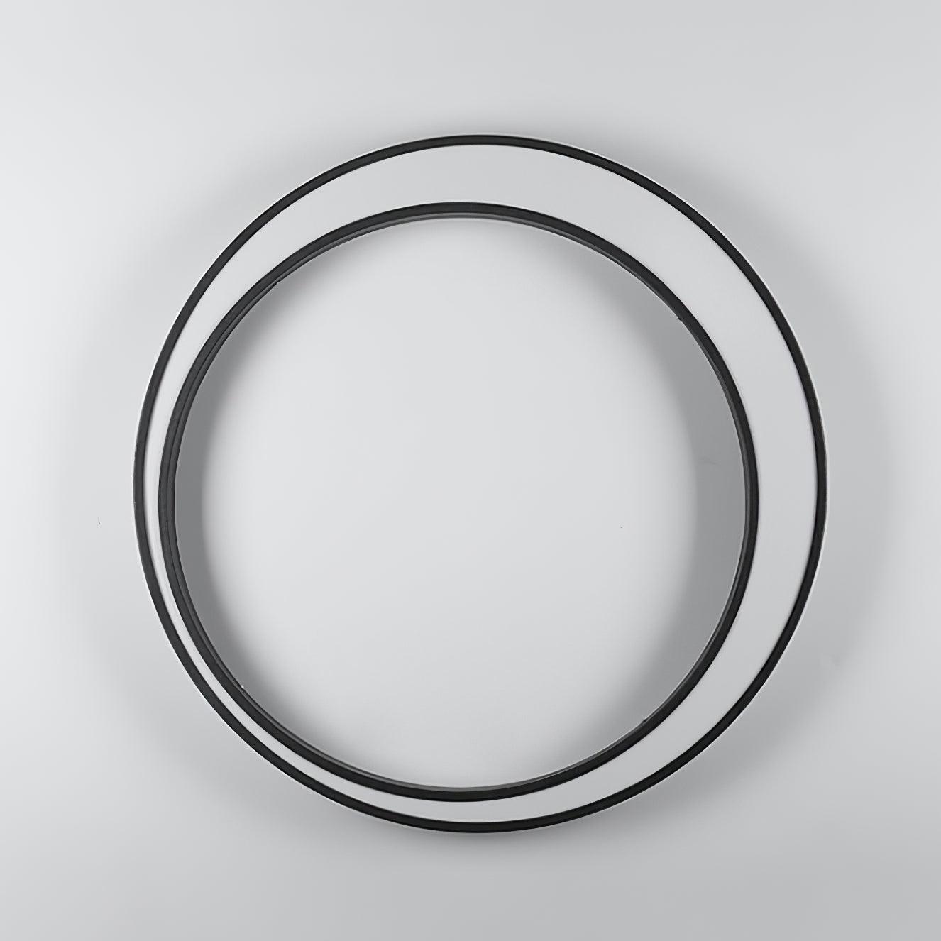 Modern Circular Moon Outdoor LED Wall Light IP65 Waterproof Exterior Sconce for Garden and Villa