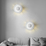 Modern Circular Nest Grid LED Wall Sconce Artistic Iron Indoor Lighting Fixture for Hallways