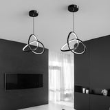 Modern Circular Ring LED Chandelier with Three Step Dimming and Adjustable Cable