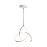 Modern Circular Ring LED Chandelier with Three Step Dimming and Adjustable Cable