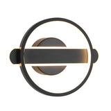 Modern Circular Strip LED Wall Lamp Minimalist Eye Care Lighting Fixture for Hallway and Living Room
