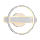 Modern Circular Strip LED Wall Lamp Minimalist Eye Care Lighting Fixture for Hallway and Living Room