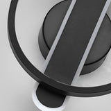 Modern Circular Strip LED Wall Lamp Minimalist Eye Care Lighting Fixture for Hallway and Living Room