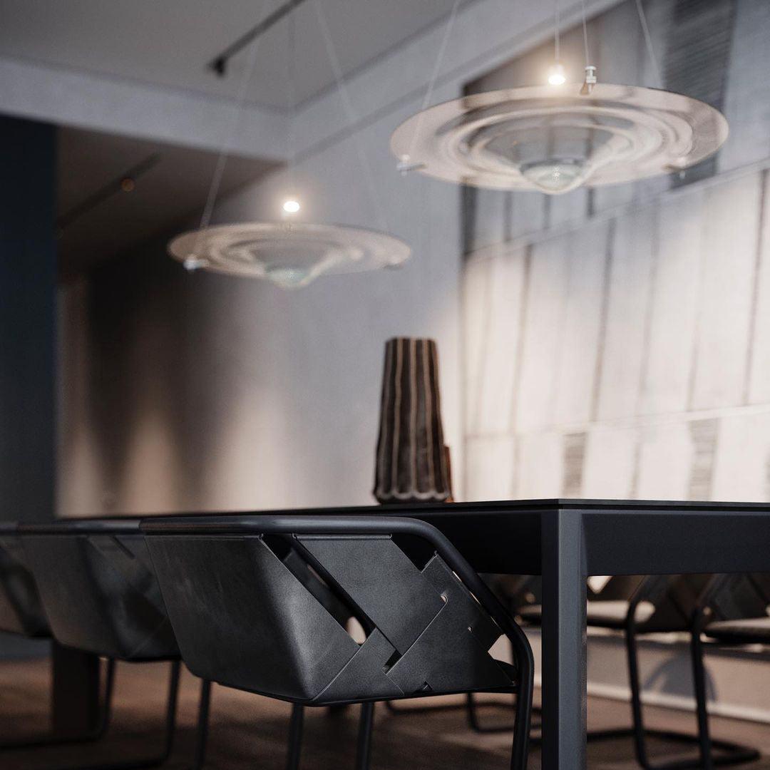 Modern Clear Glass Pendant Light with Integrated LED and Brass Hardware for Dining Room