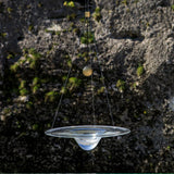 Modern Clear Glass Pendant Light with Integrated LED and Brass Hardware for Dining Room