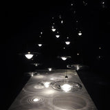 Modern Clear Glass Pendant Light with Integrated LED and Brass Hardware for Dining Room