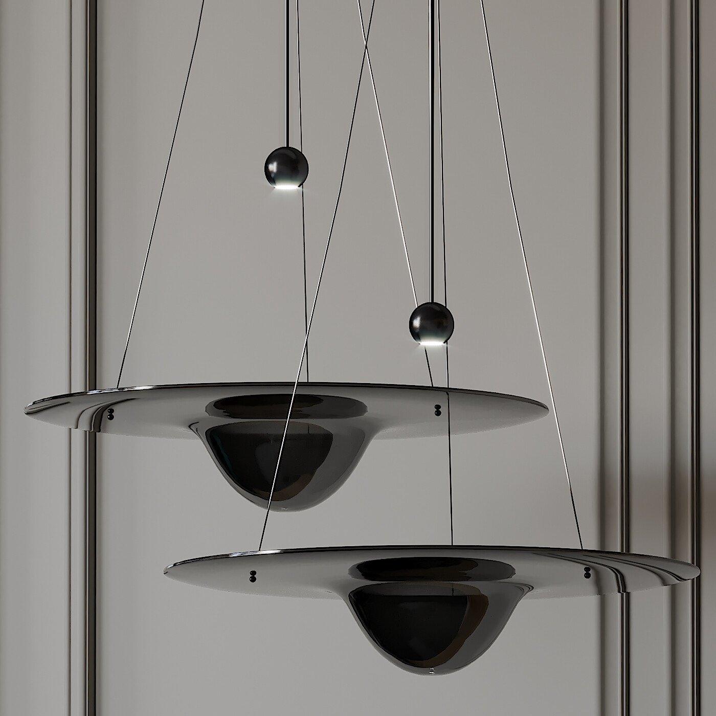 Modern Clear Glass Pendant Light with Integrated LED and Brass Hardware for Dining Room