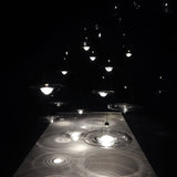 Modern Clear Glass Pendant Light with Integrated LED and Brass Hardware for Dining Room